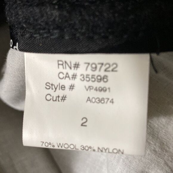 Poleci Gray Raw Edge Seam Long Sleeve Jacket 2 - Picture 10 of 12